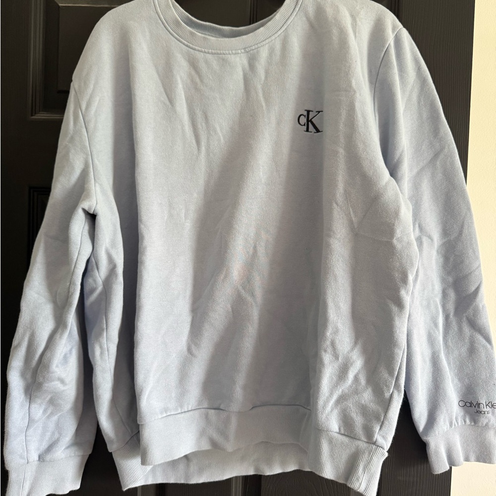 Calvin Klein Blue Crewneck Sweater